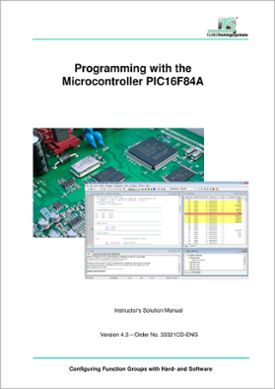 Učiteľská (inštruktorská) príručka "Programovanie s mikrokontrolérom PIC16F84A", s CD