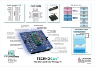 TECHNOCard® "Mikrokontrolér ATmega16"