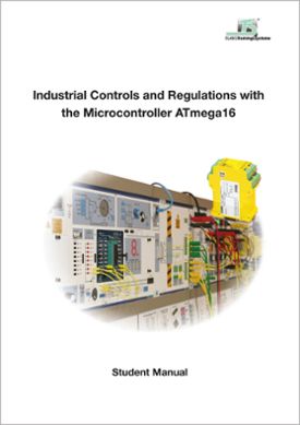Študentská príručka "Priemyselné riadenie a predpisy s mikrokontrolérom ATmega16", s CD