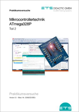 Študentská príručka "Programovanie s mikrokontrolérom Atmega328P časť 2", s CD