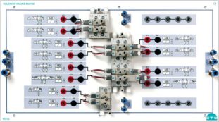 Doska solenoidových ventilov