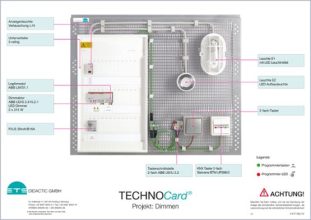 TechnoCard® KNX-projekt Stmievanie
