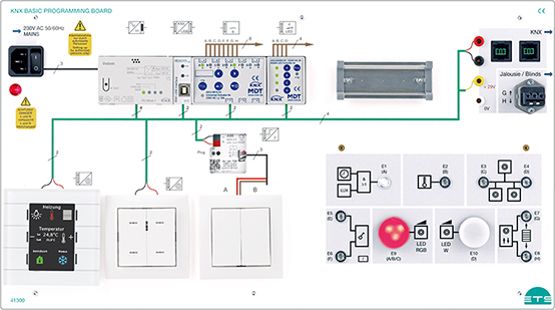 KNX základná programátorská doska