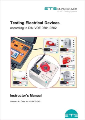 Učiteľský (inštruktorský manuál) "Testovanie elektronických zariadení", s CD