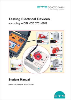Študentská príručka "Testovanie elektrických zariadení", s CD