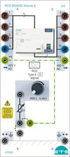 RCD doska typu A 300mA S