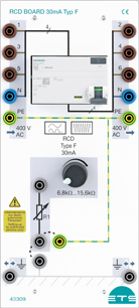 RCD doska typu F 30mA