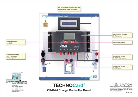 TechnoCard® "Doska regulátora nabíjania mimo siete"