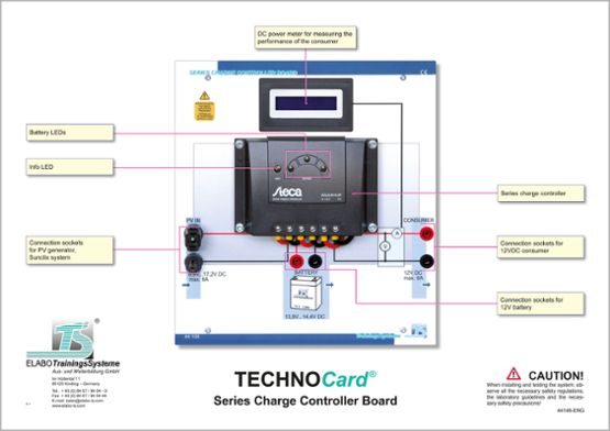 TechnoCard® "Séria doska regulátora nabíjania"
