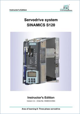 Učiteľský (inštruktorský) manuál "Servodrive system SINAMICS S120", s CD