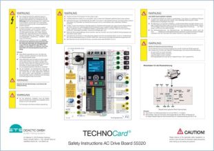 TECHNOCard "Bezpečnostné pokyny AC doska pohonu 55320"®