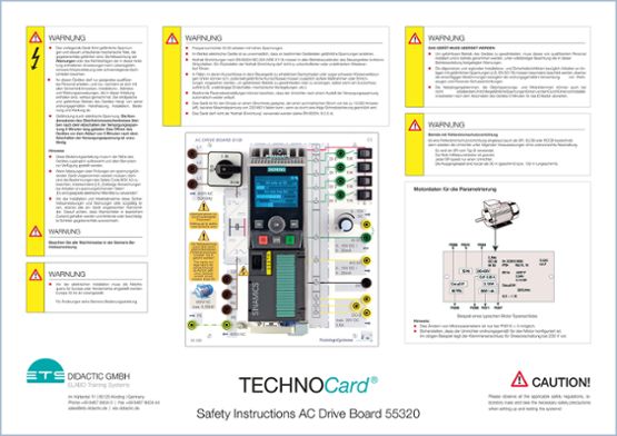 TECHNOCard "Bezpečnostné pokyny AC doska pohonu 55320"®