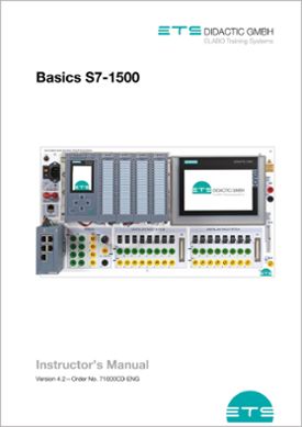 Učiteľský (inštruktorský) manuál "Basics S7-1500", s CD